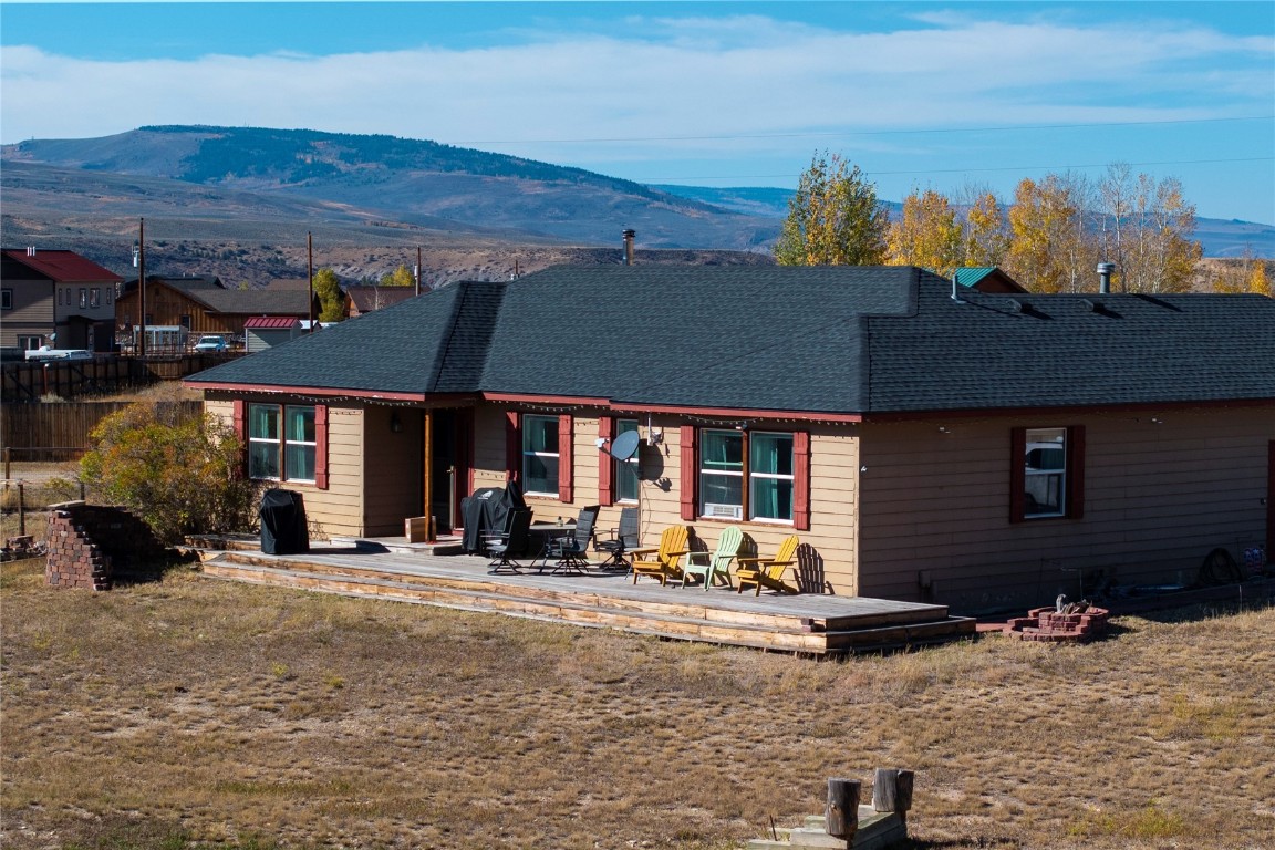 a view of a house with a patio