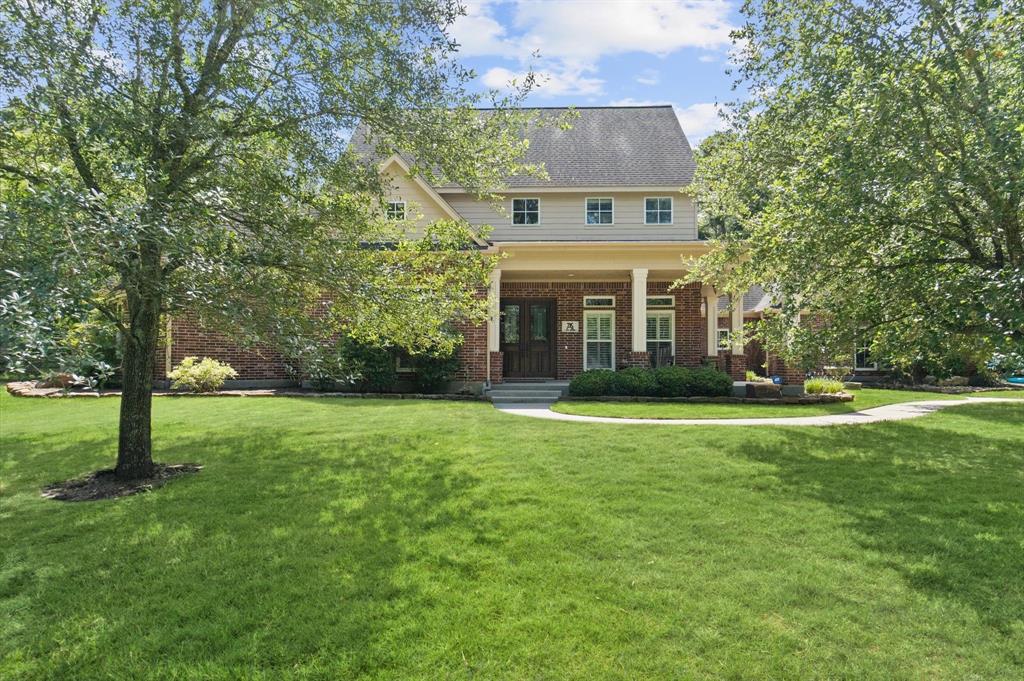 front view of house with a yard