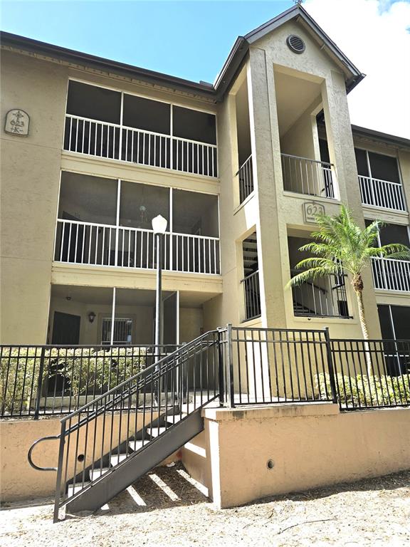 front view of a house with a deck