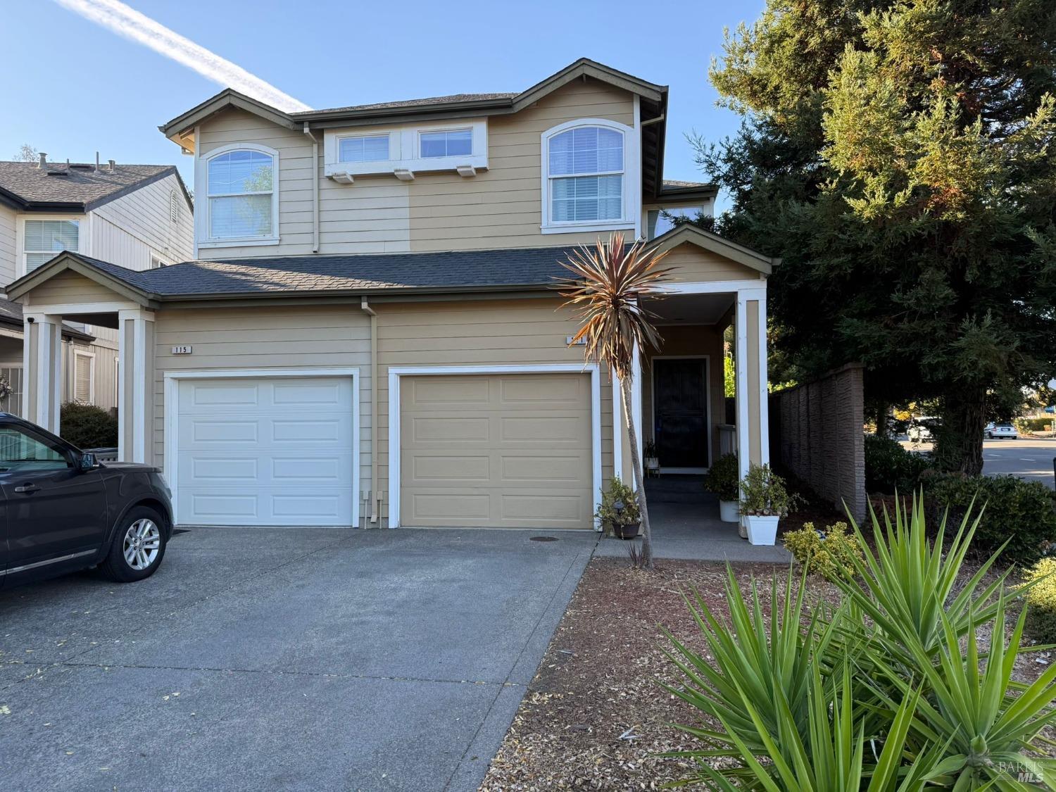 a house view with a outdoor space