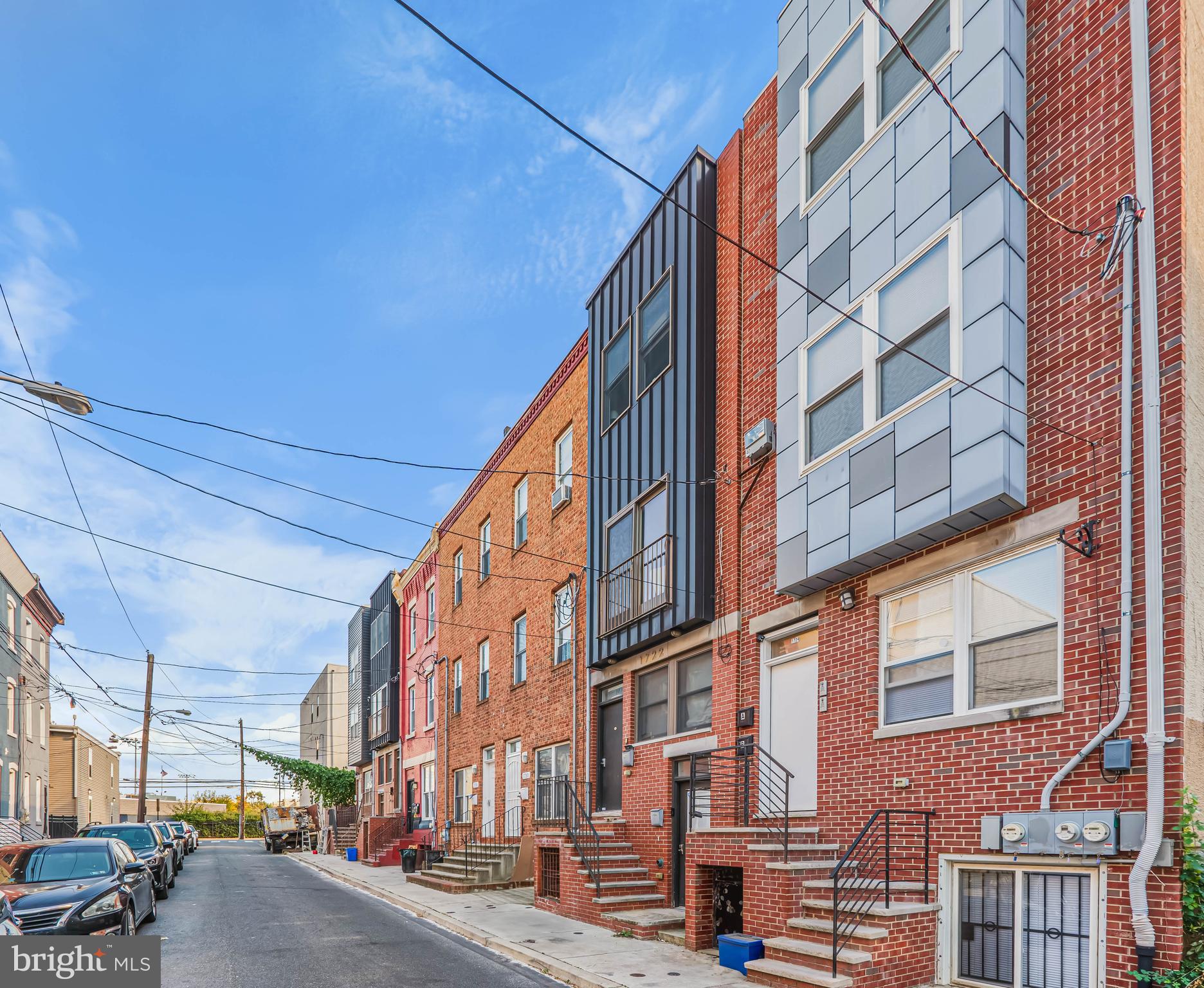 a view of a building with a street