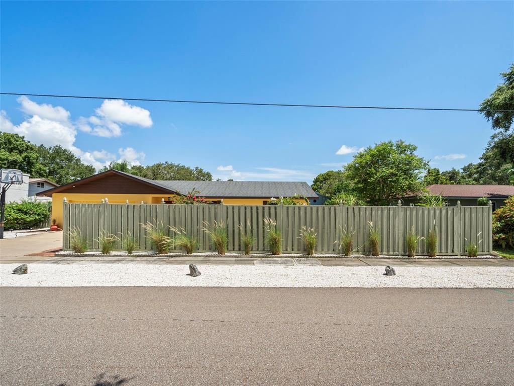 a view of a fence