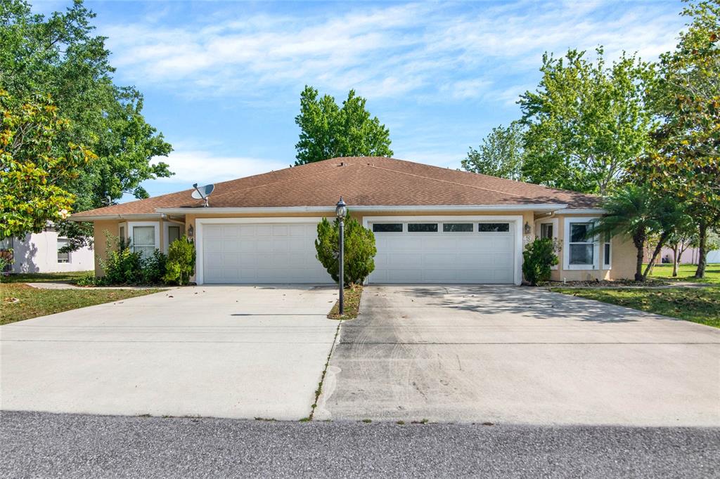 front view of house with a yard