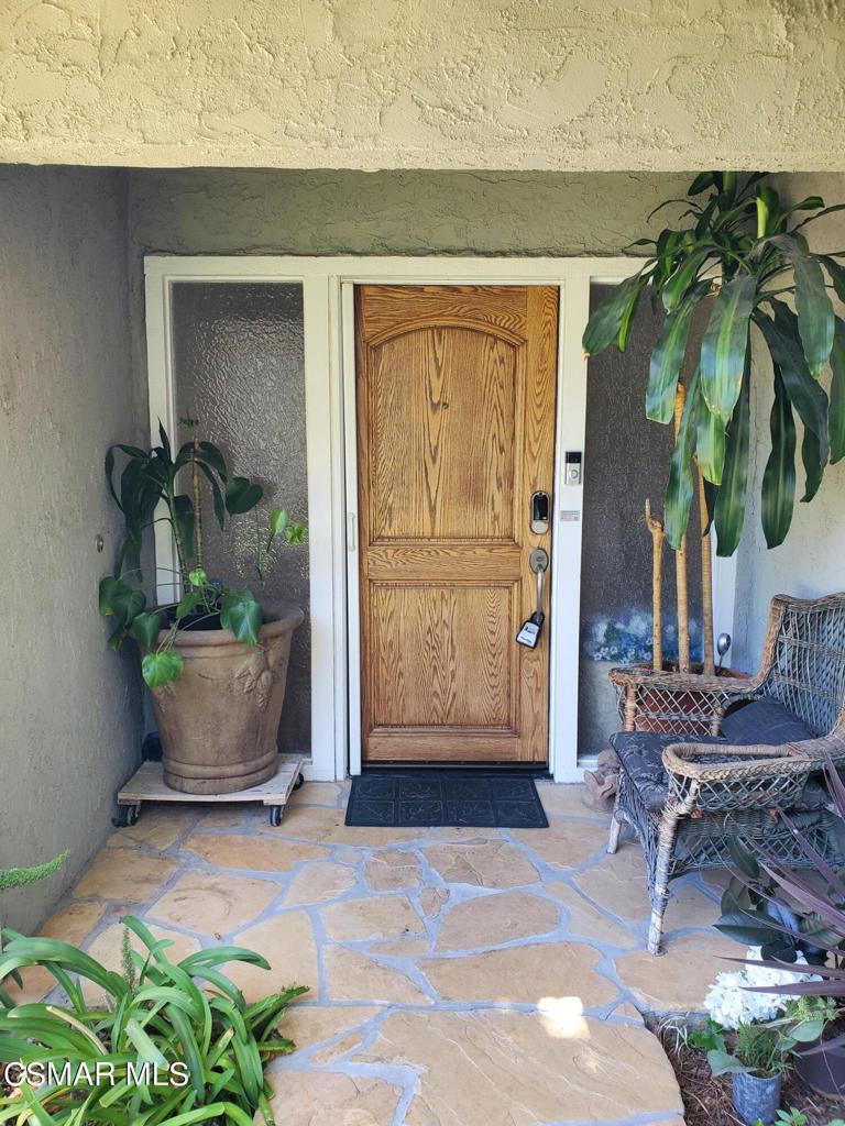 a view of outdoor space and porch