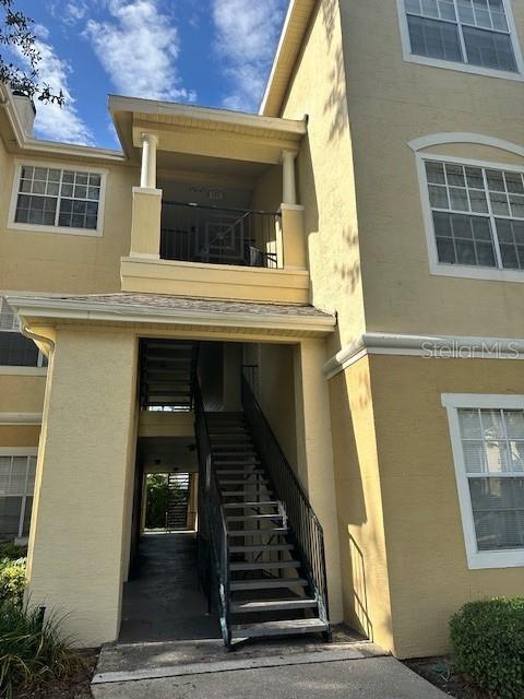 a view of a entryway door of the house