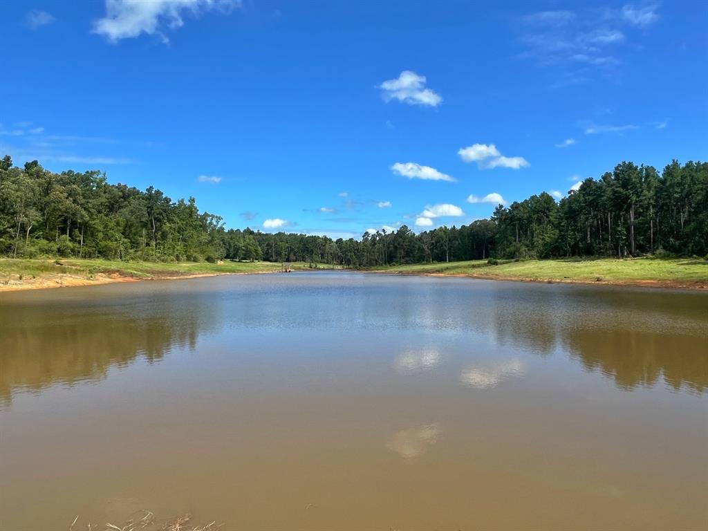 a view of outside space with a lake view