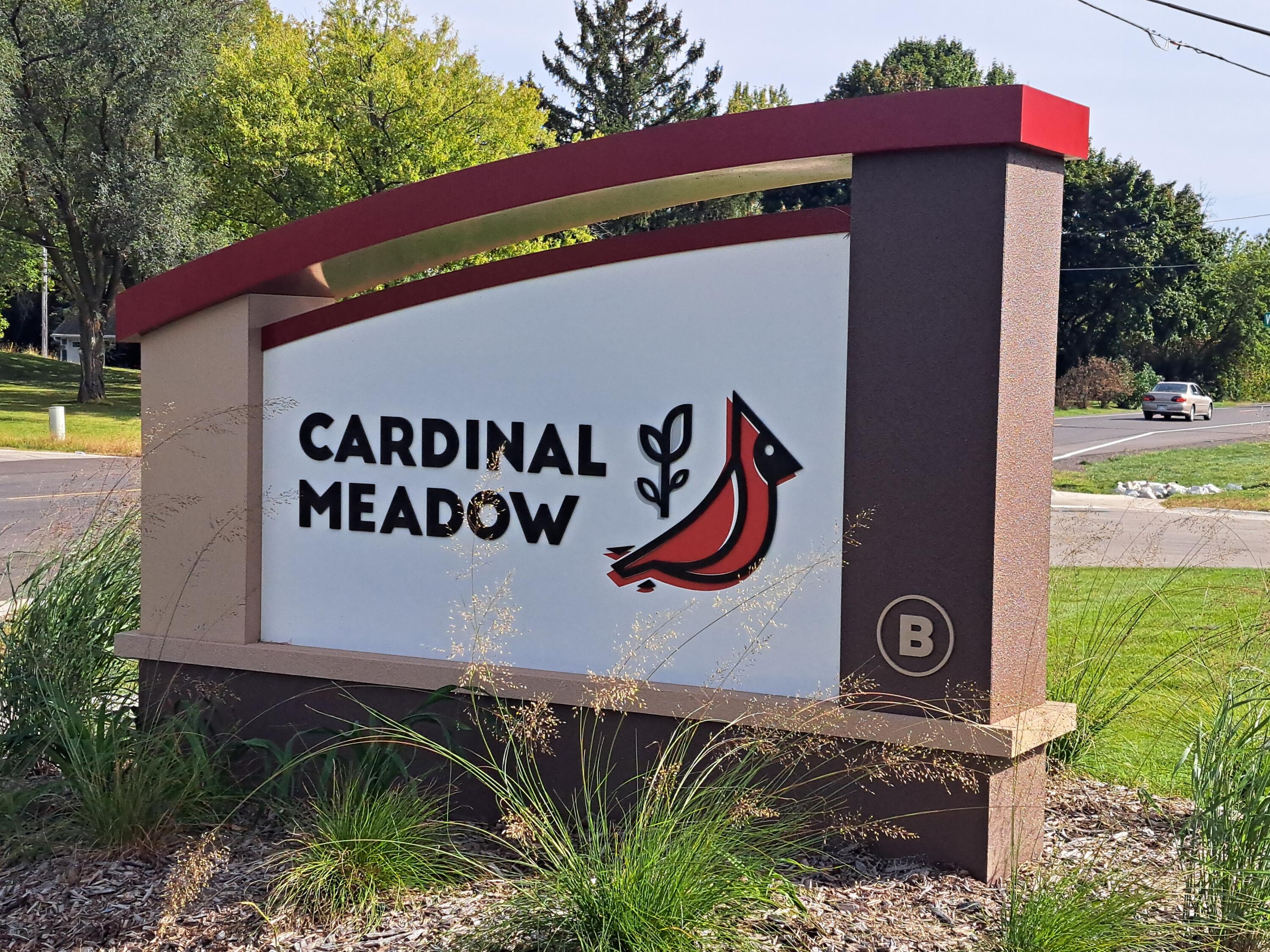 Cardinal Meadow sign