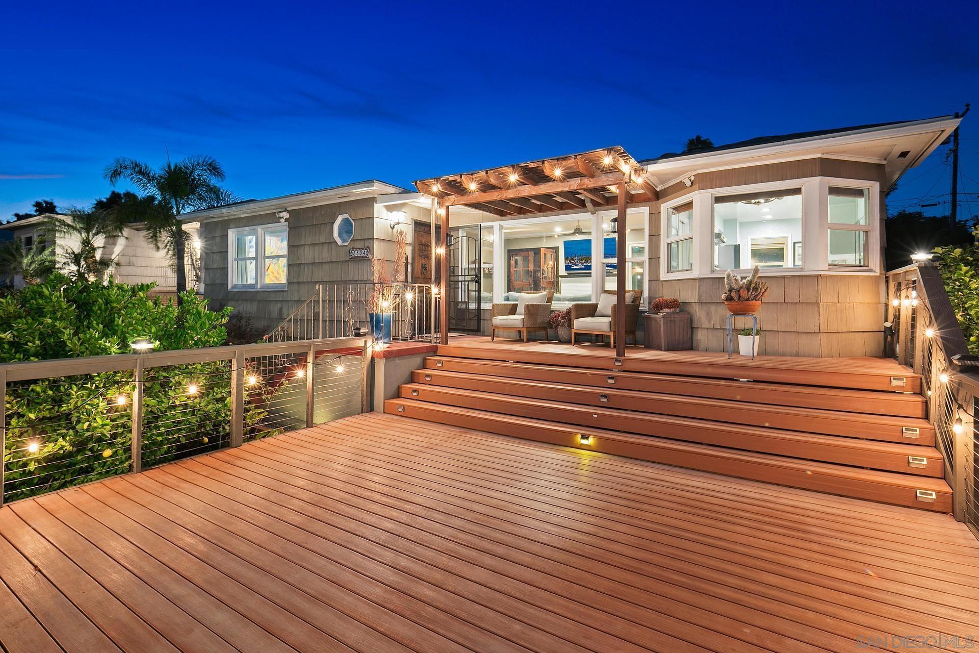 a view of a house with a swimming pool