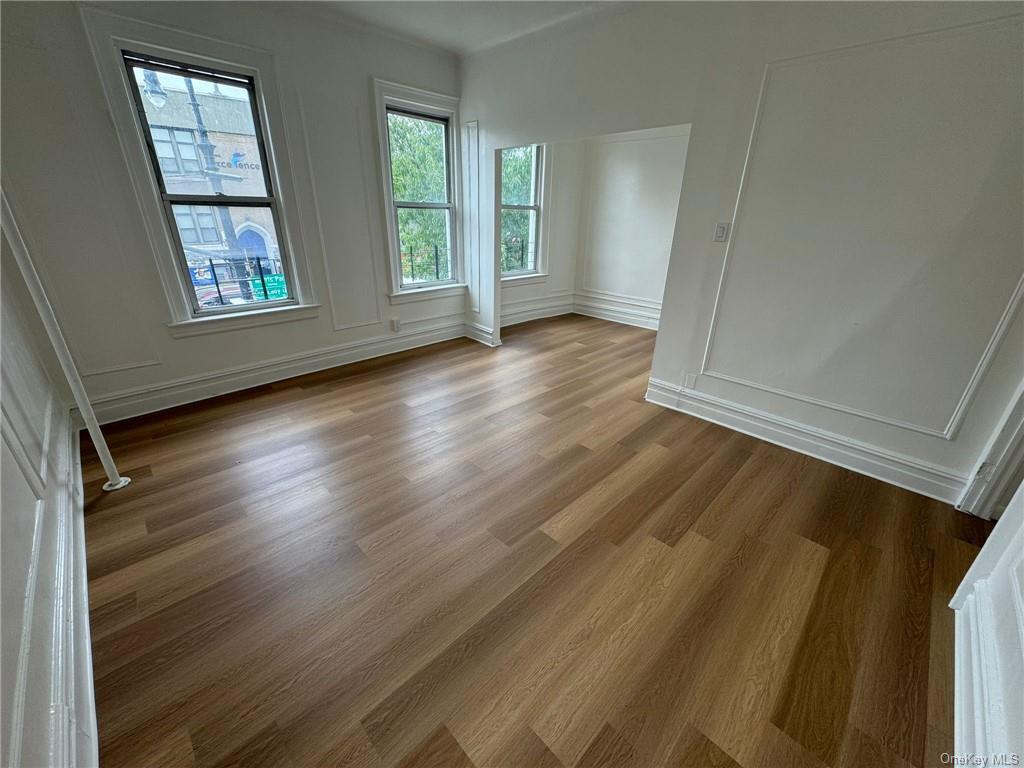 Living room featuring light wood-type flooring