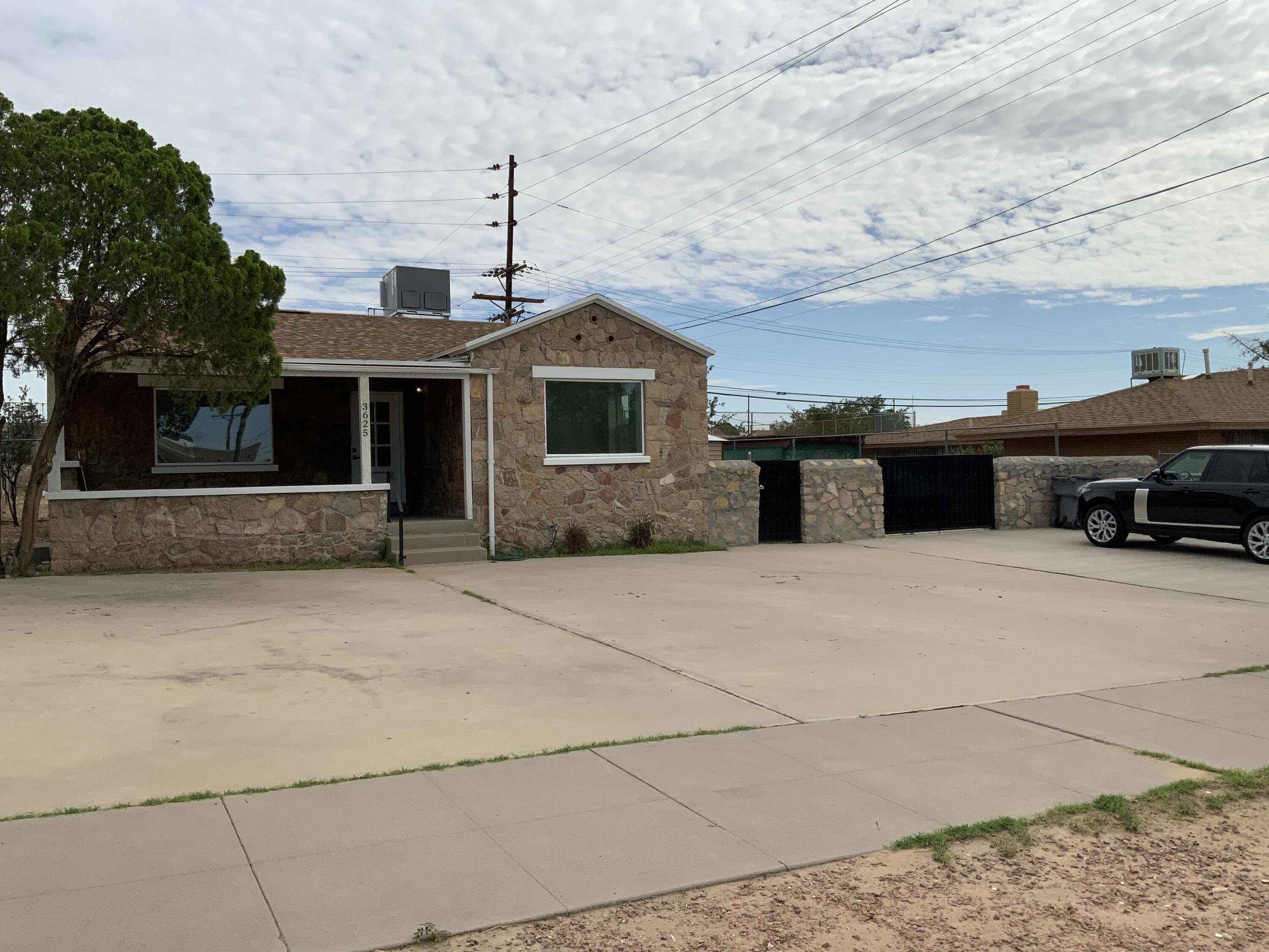 a car parked in front of house