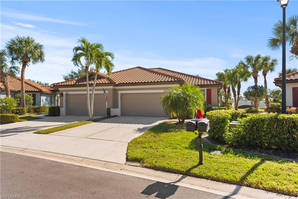 Mediterranean/Spanish Style Villa with 2-Car Garage