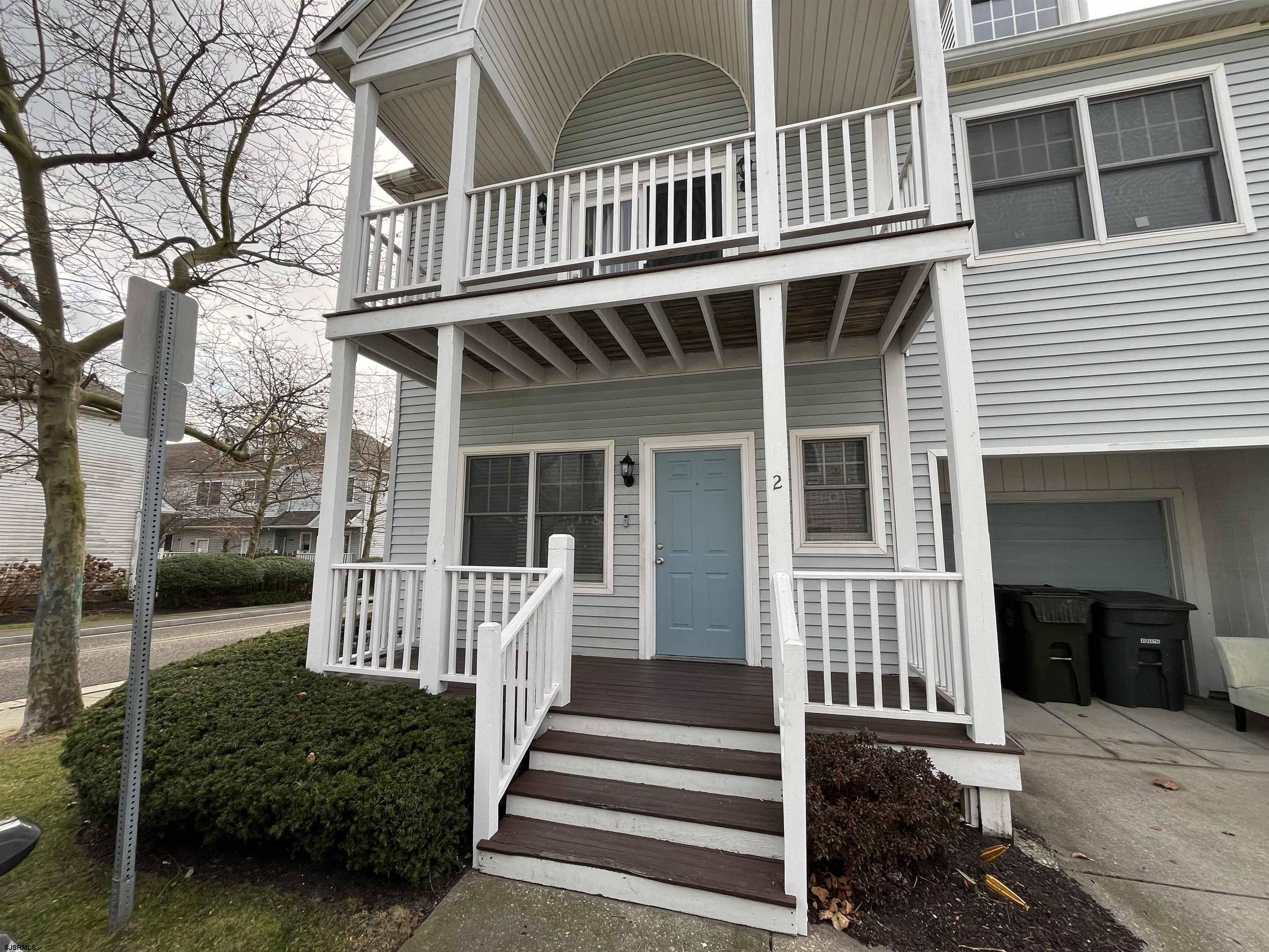 front view of a house with a porch