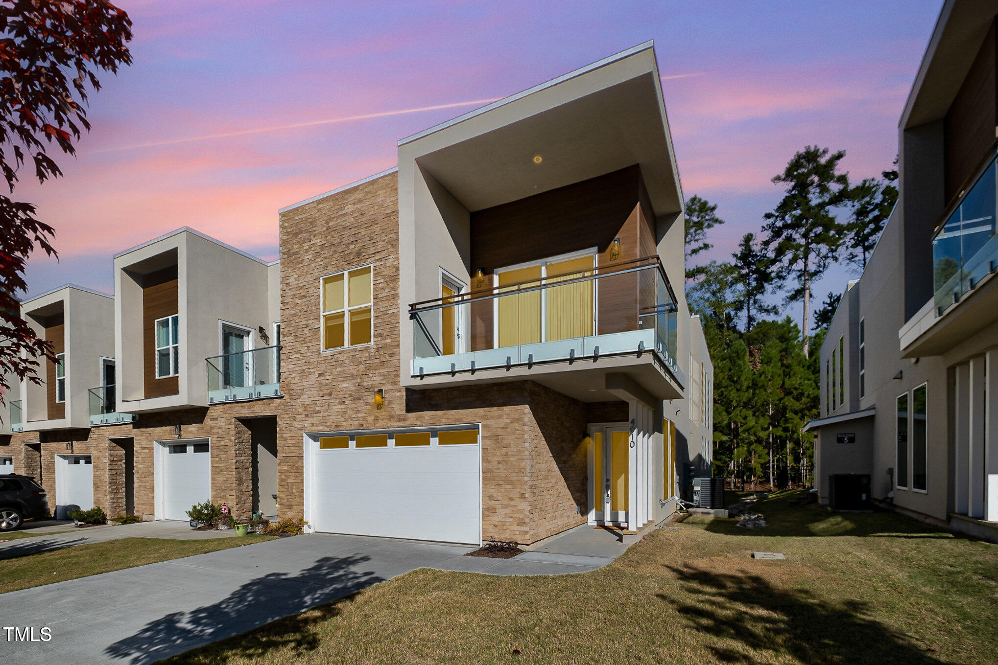 a view of a house with a park