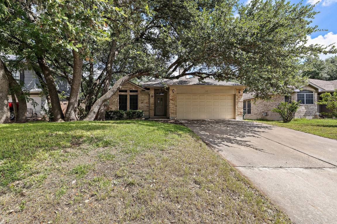 front view of house with a yard