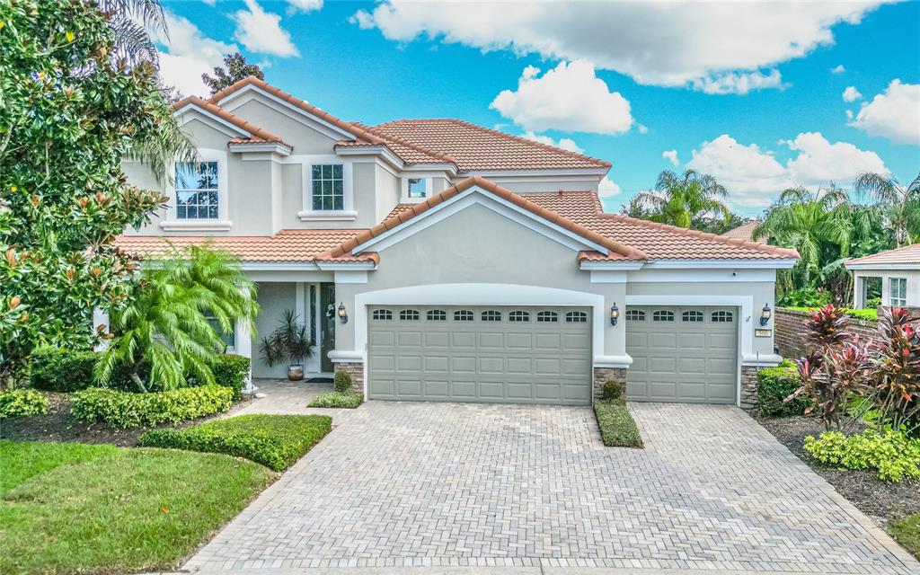 front view of house with a yard