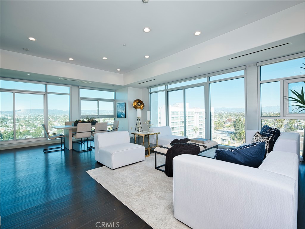 Living room + Dining area view