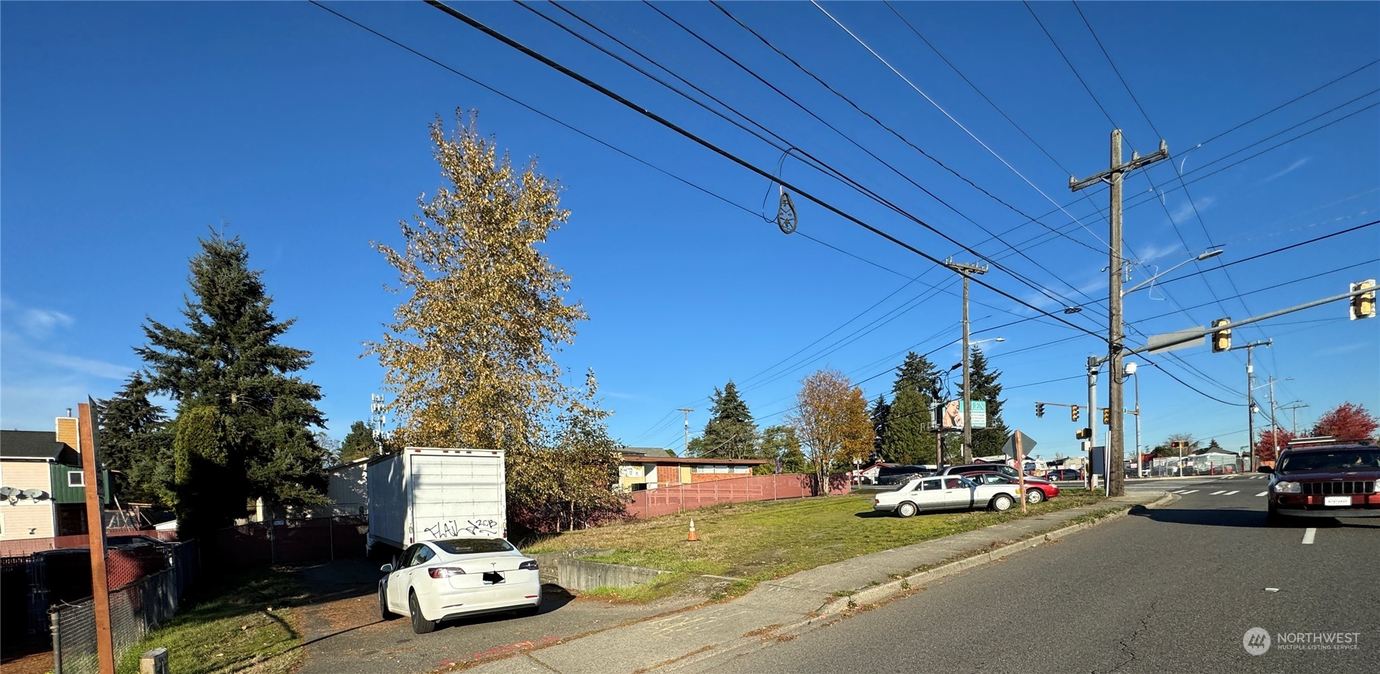 a view of a street