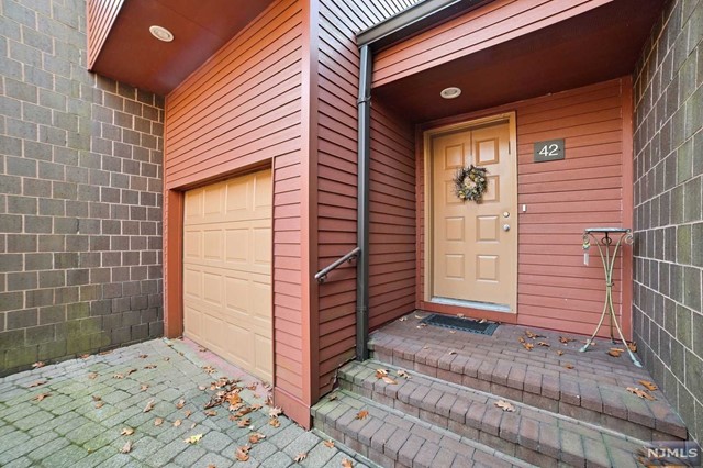 a view of front door of house