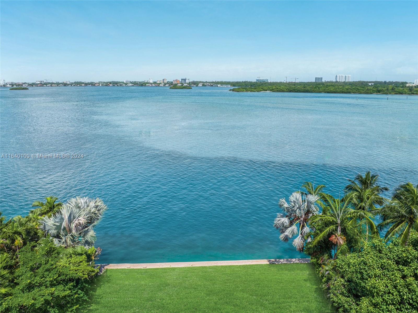 a view of a lake with a lake