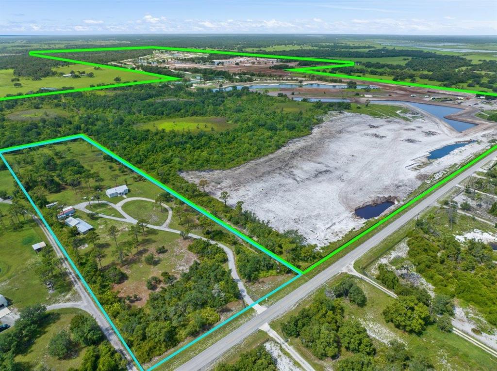 Overview of the property showing the listing highlighted in Blue while Soleta is highlighted in green.