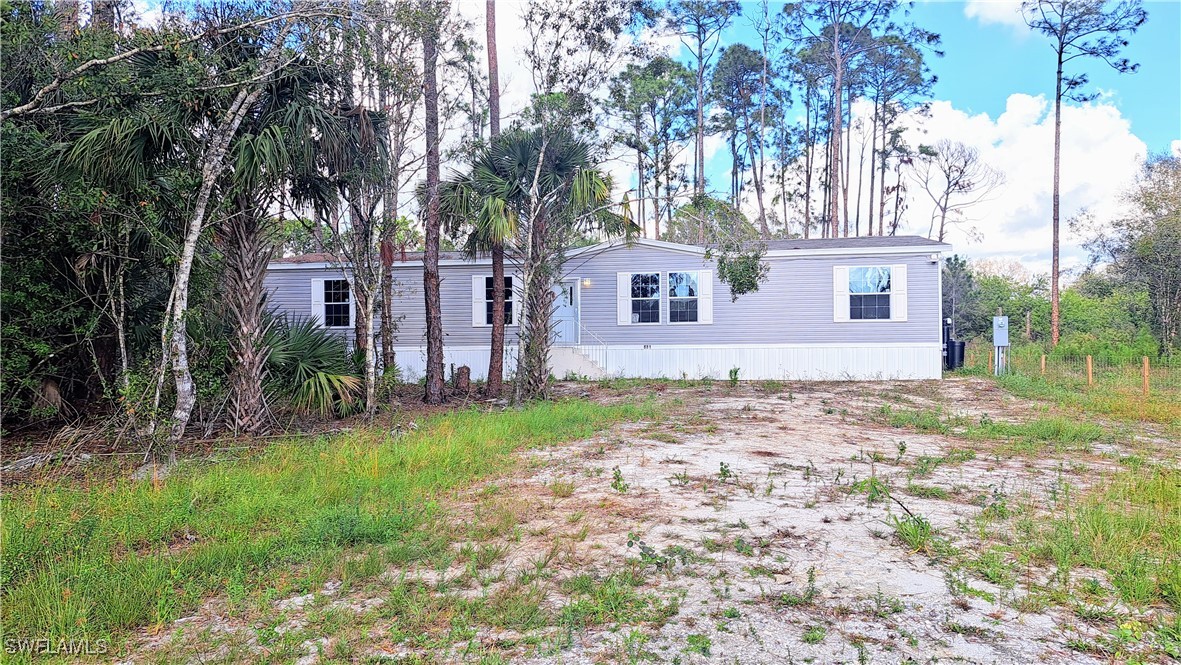 front view of house with a yard