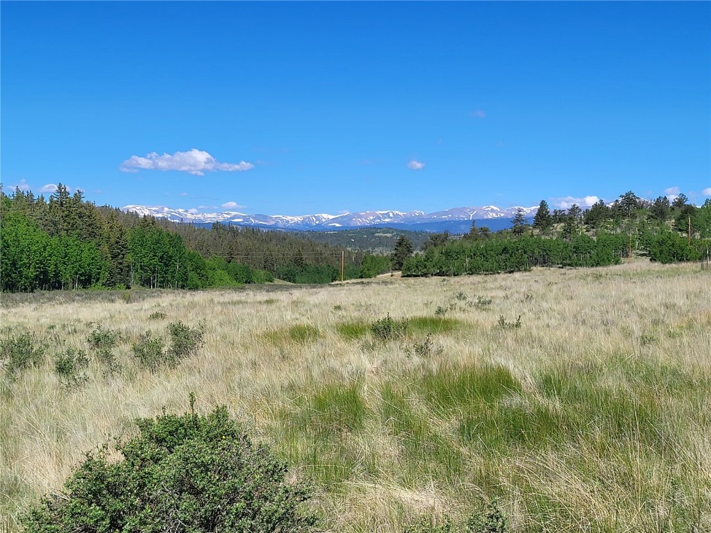 a view of mountain with outdoor space