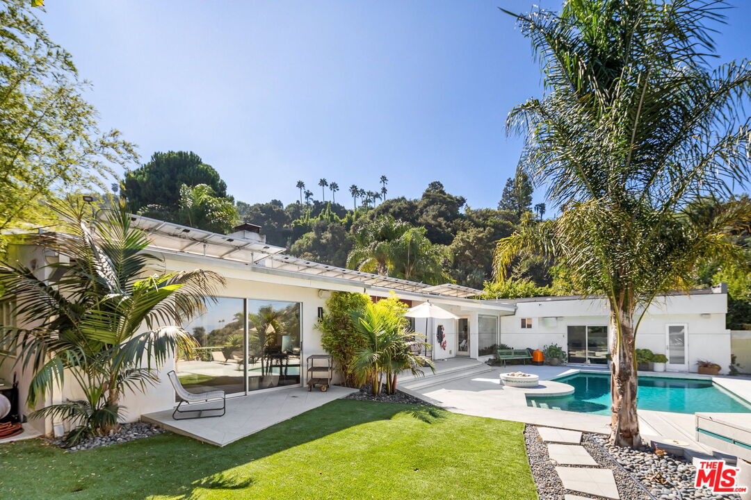 a view of a house with a patio