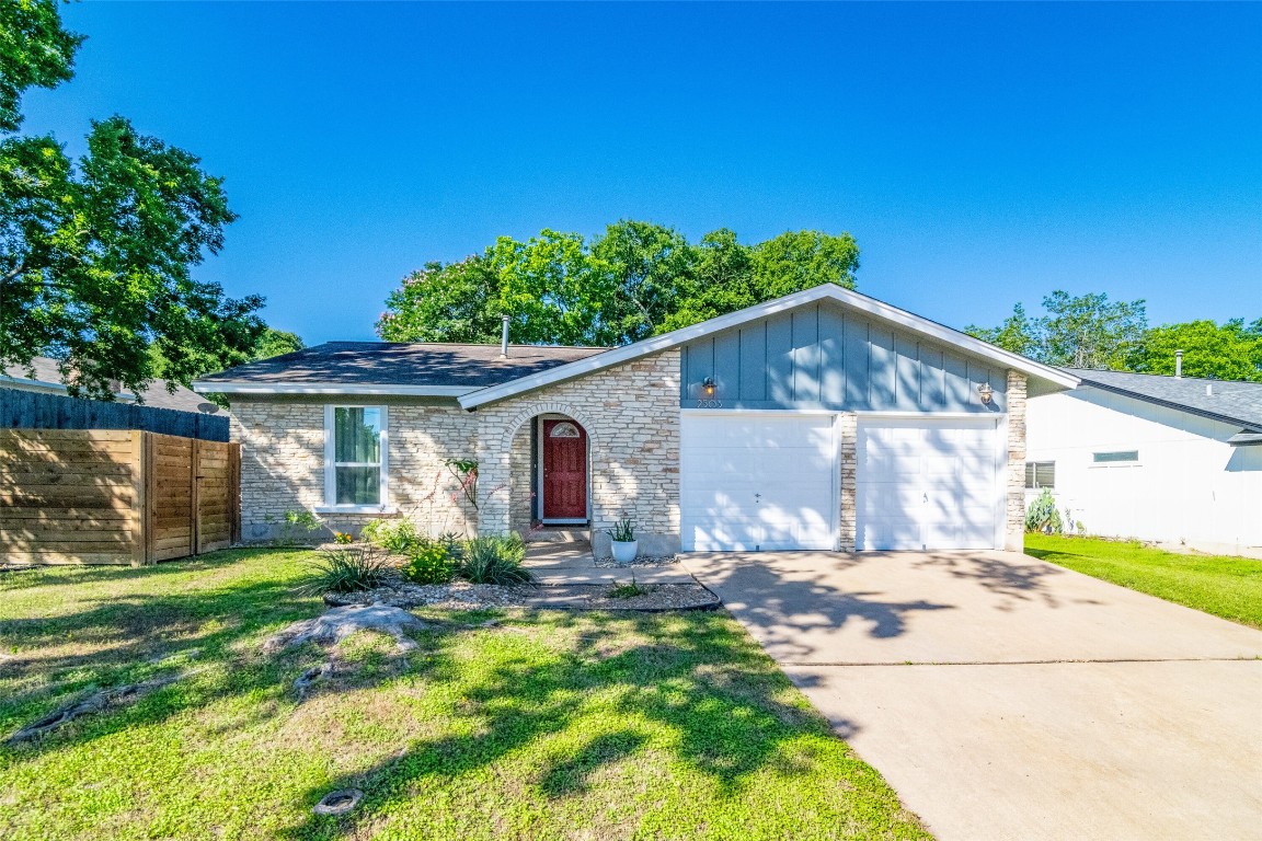Charming single-story gem in South Austins highly sought-after Whispering Oaks  78745.
