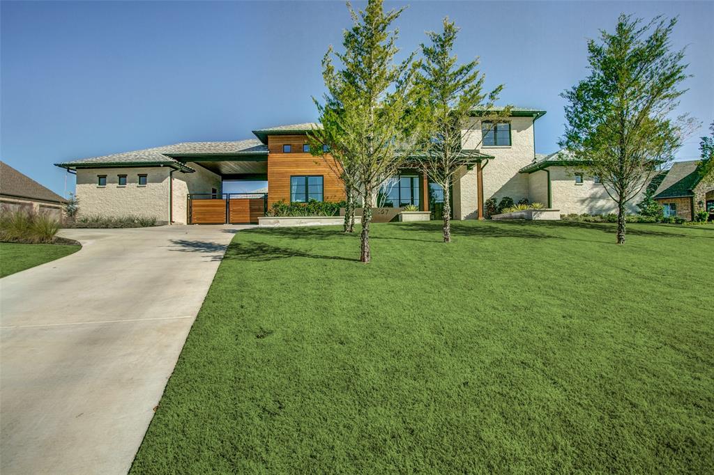 a house with a tree in front of it