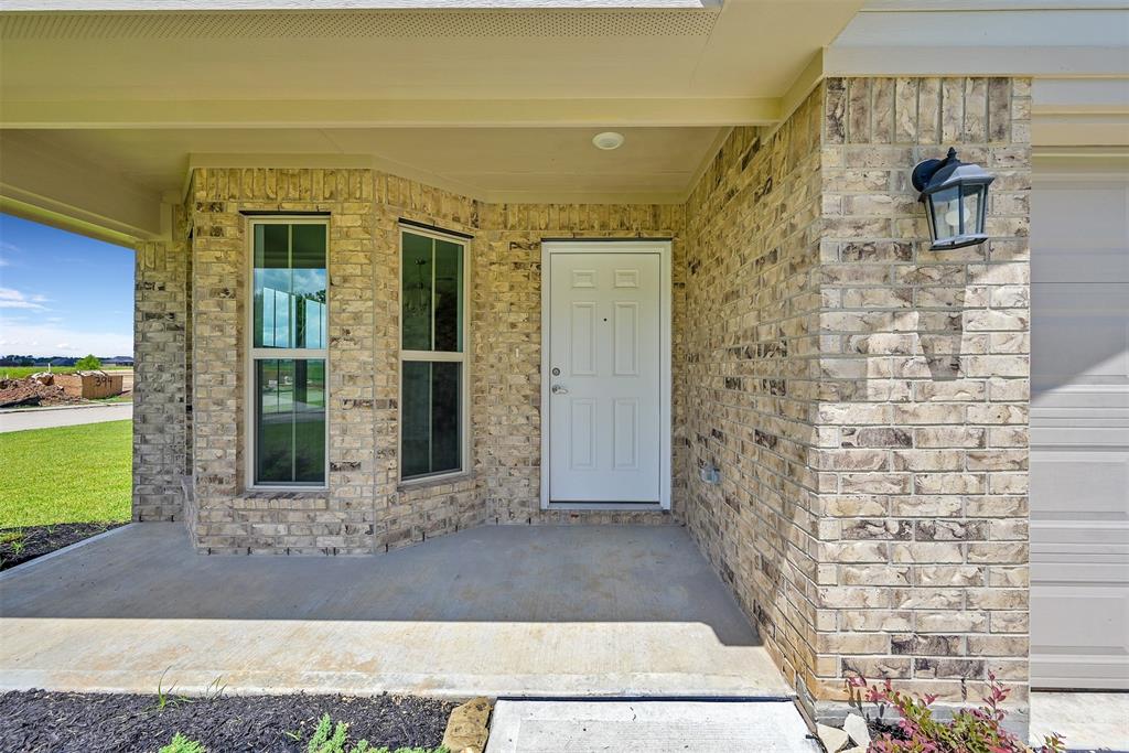 Welcome to your new home with an east facing covered porch.