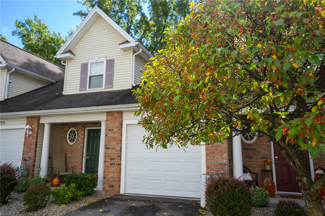 Typical exterior of a Webster Woods townhome with