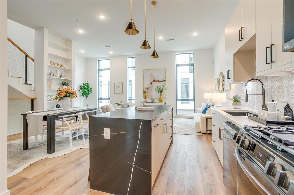 View from Kitchen into Living Space (Photo Taken at 445 W Morphy)