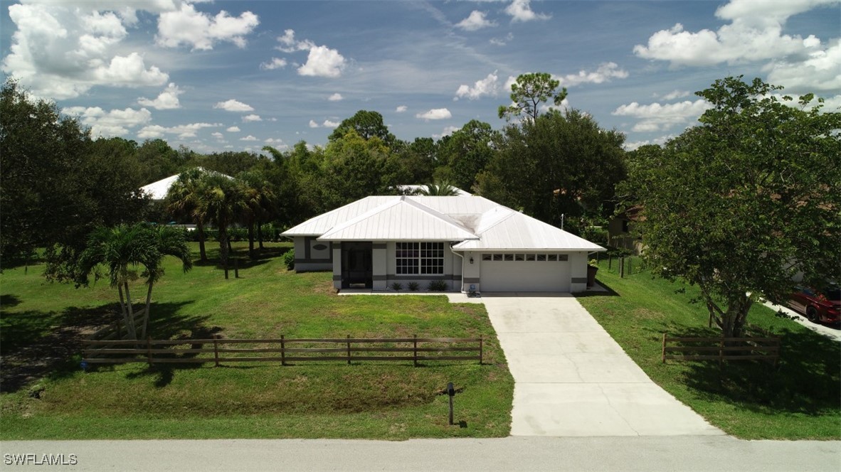 a aerial view of a house