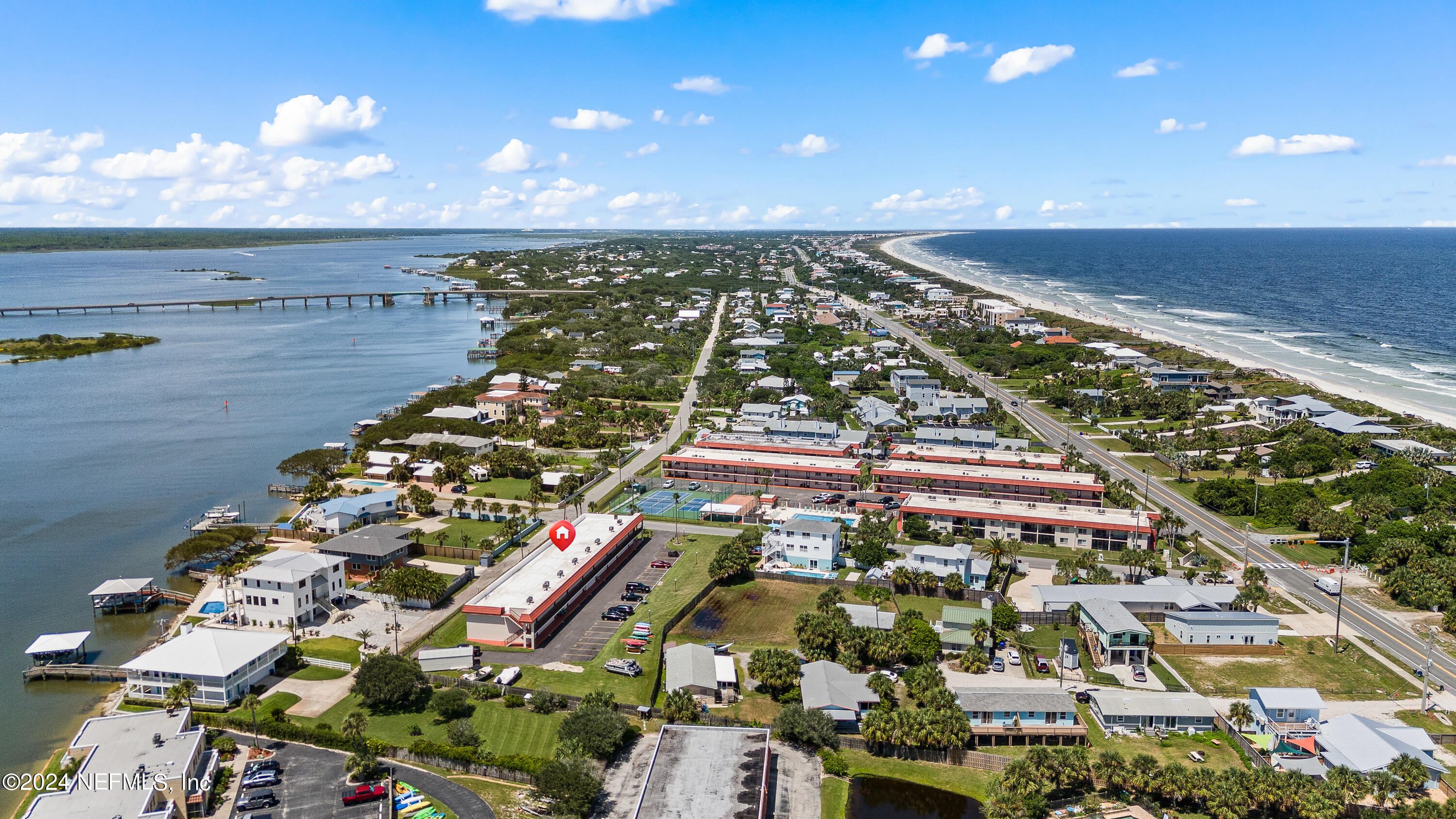 VIEW FROM UNIT OF INTRACOASTAL AND BEACH