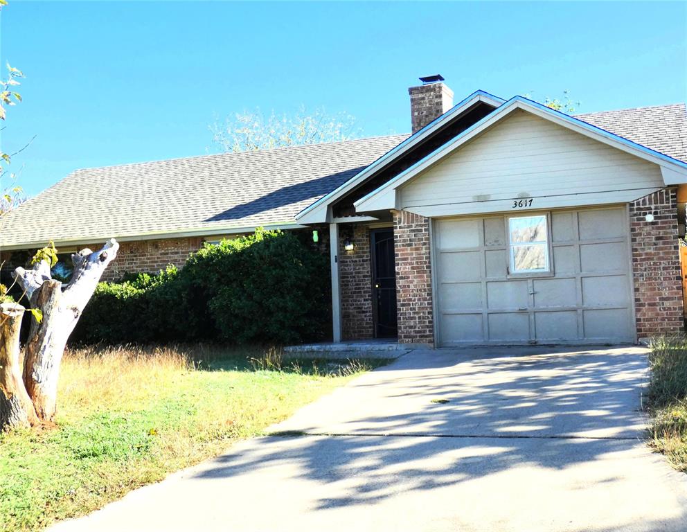 a view of a house with a patio