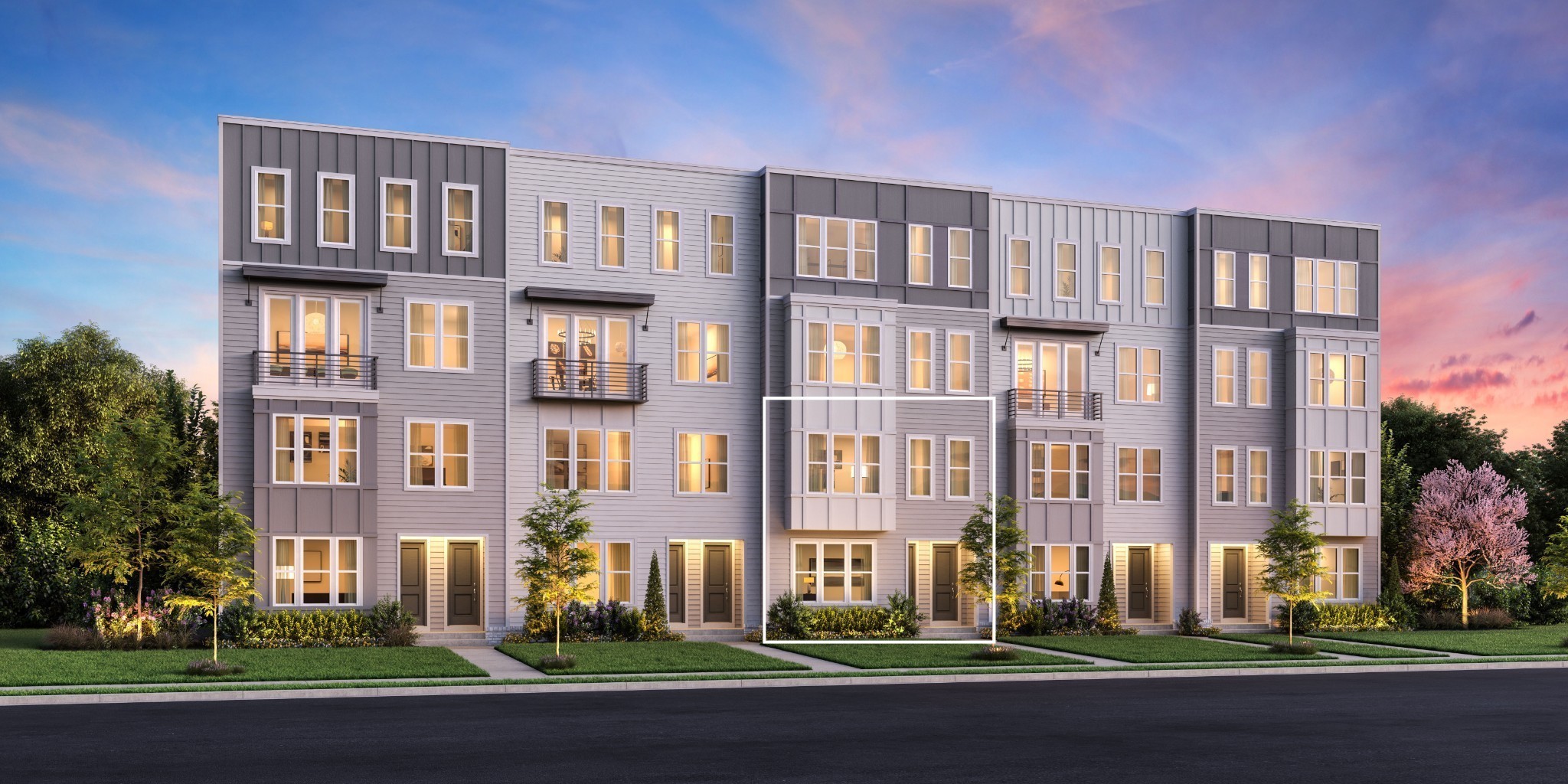 Captivate your family and friends with this modern & trendy new home community. Your Cline home is conveniently located on the lower 2 levels.