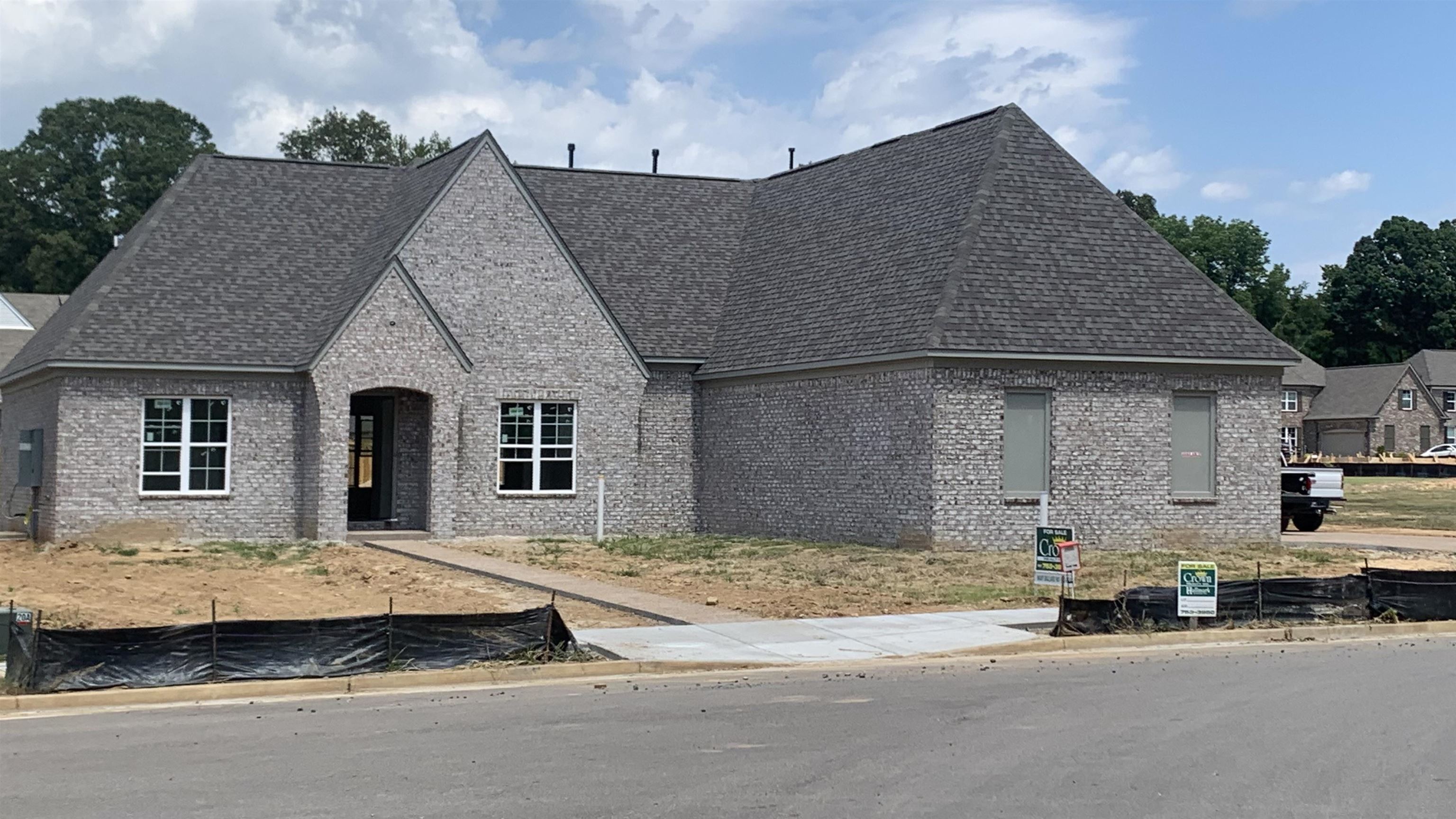 View of french country inspired facade