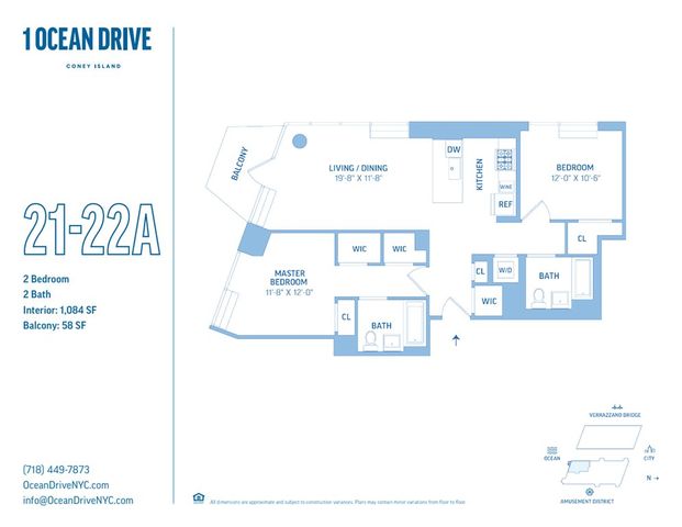 $4,339 | 1 Ocean Drive, Unit E21A | Flatbush