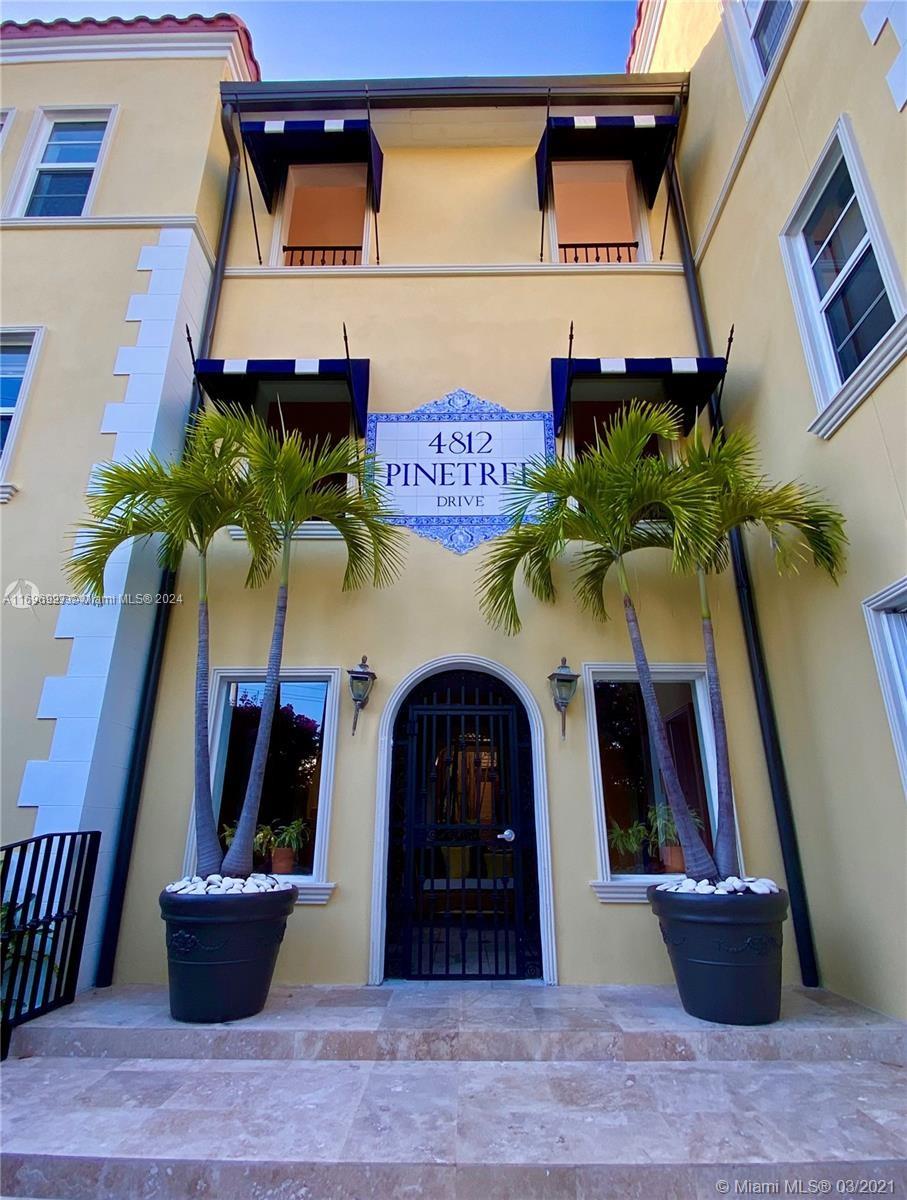 a front view of a house with entryway