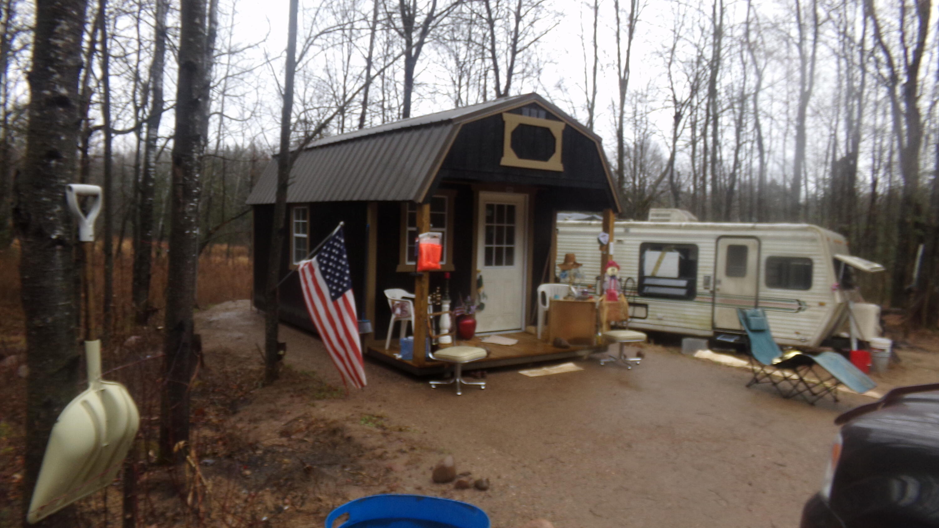 Shed and Camper