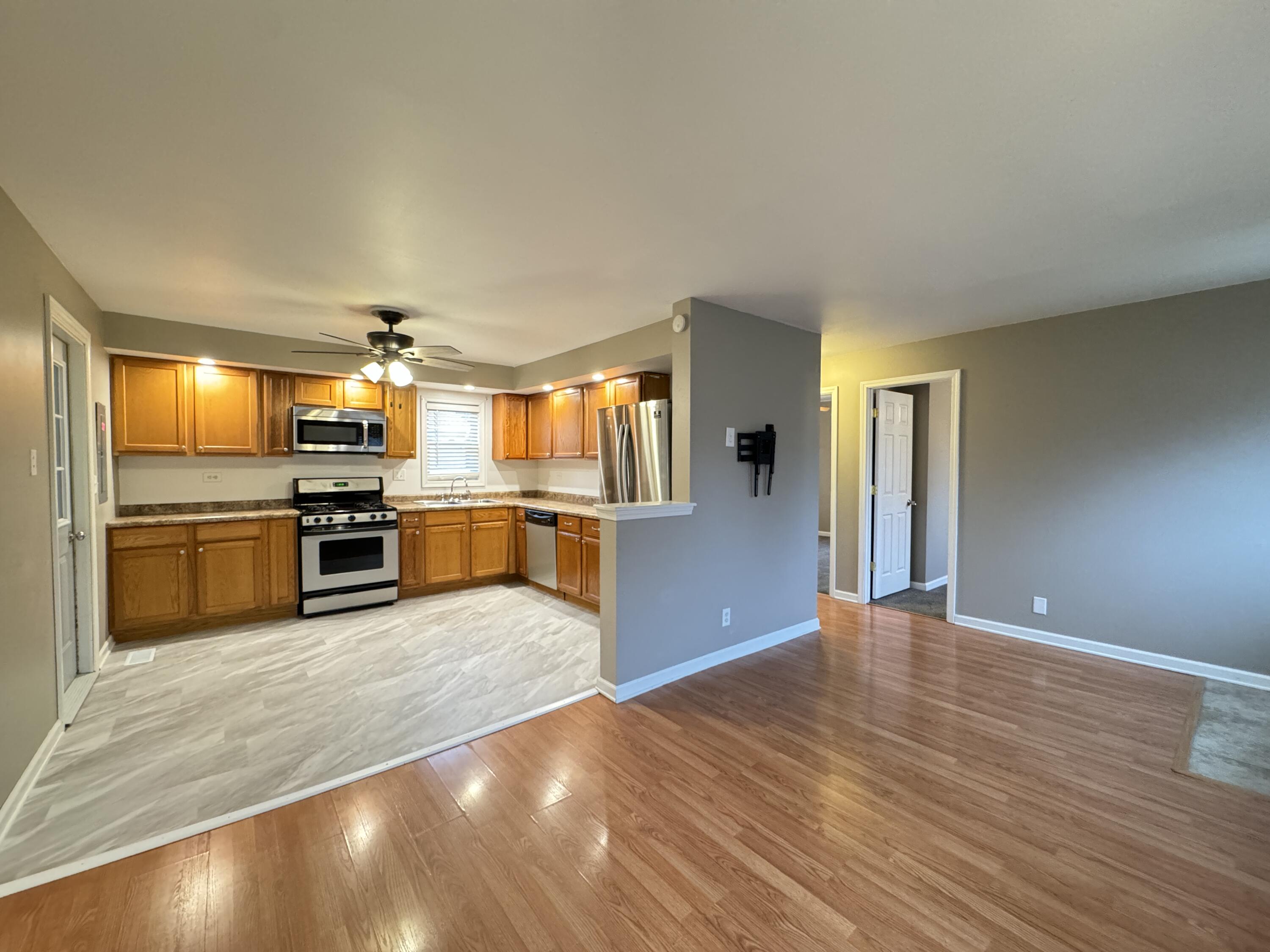 Kitchen & Living Room