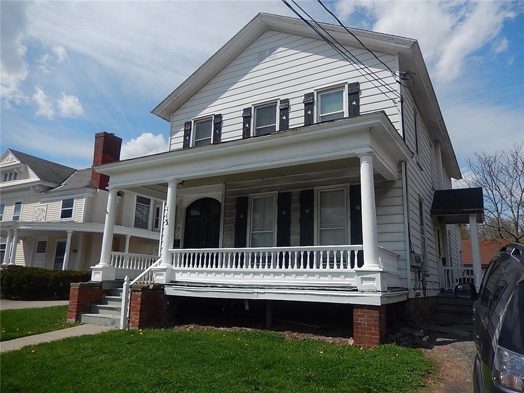 113 West Main front view of porch of unit 2