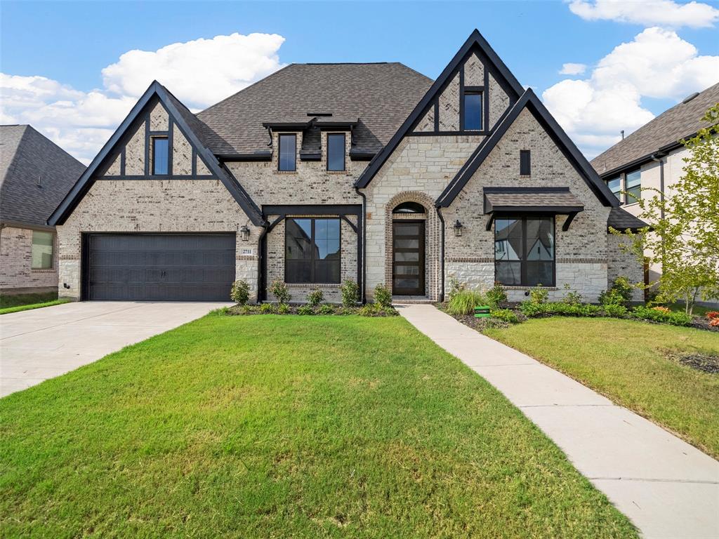 front view of house with a yard