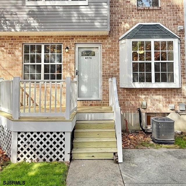 a front view of a house with a window