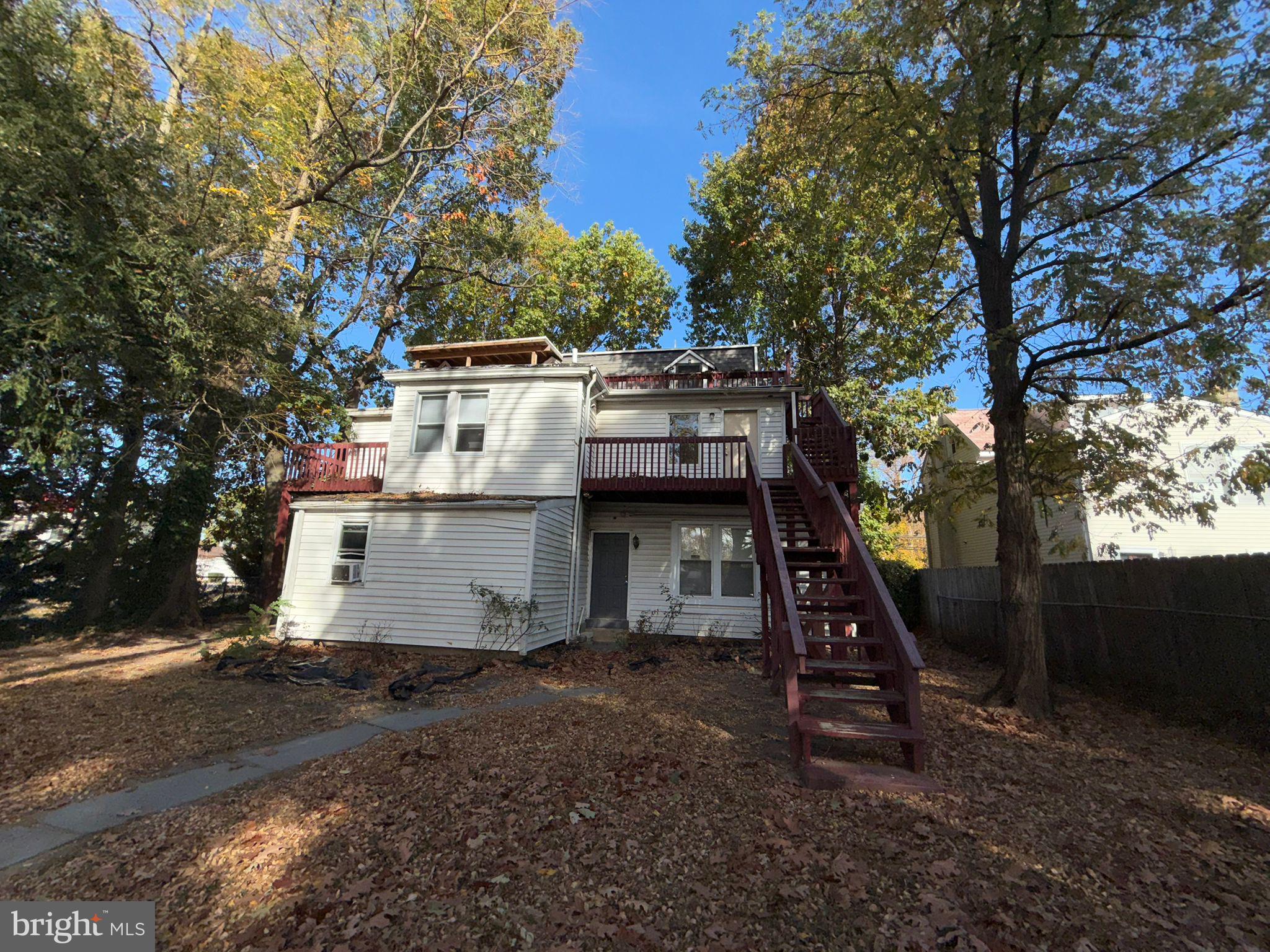 a view of a house with a park