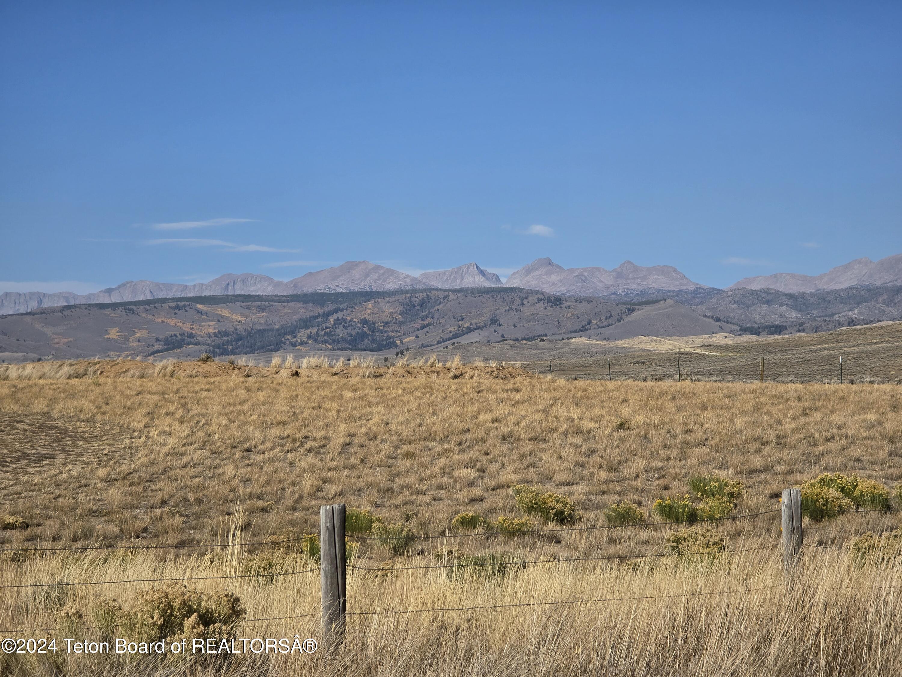 Wind River view from property