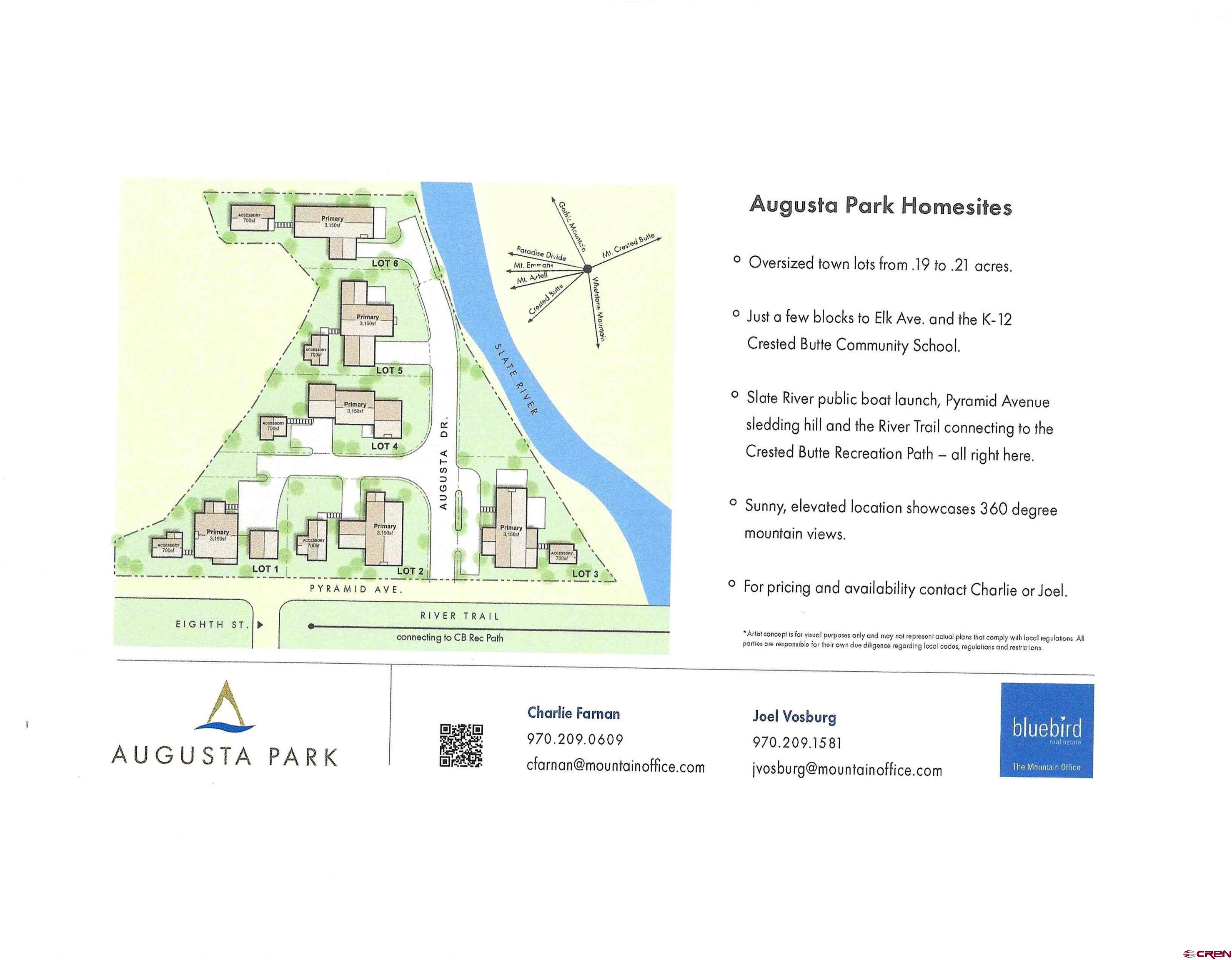 Conceptual site and driveway plans