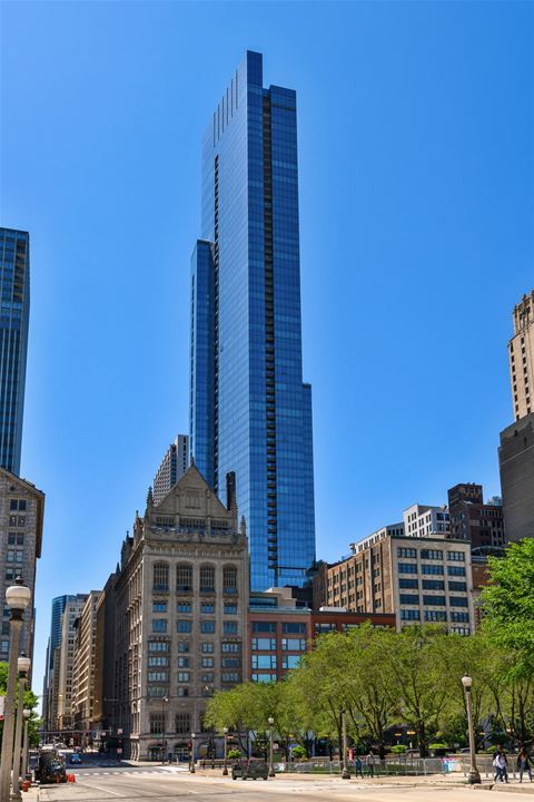 a front view of a building