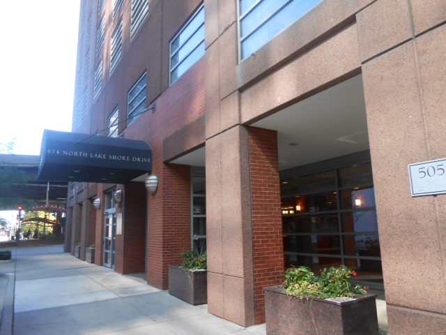 a view of a entryway door of the building