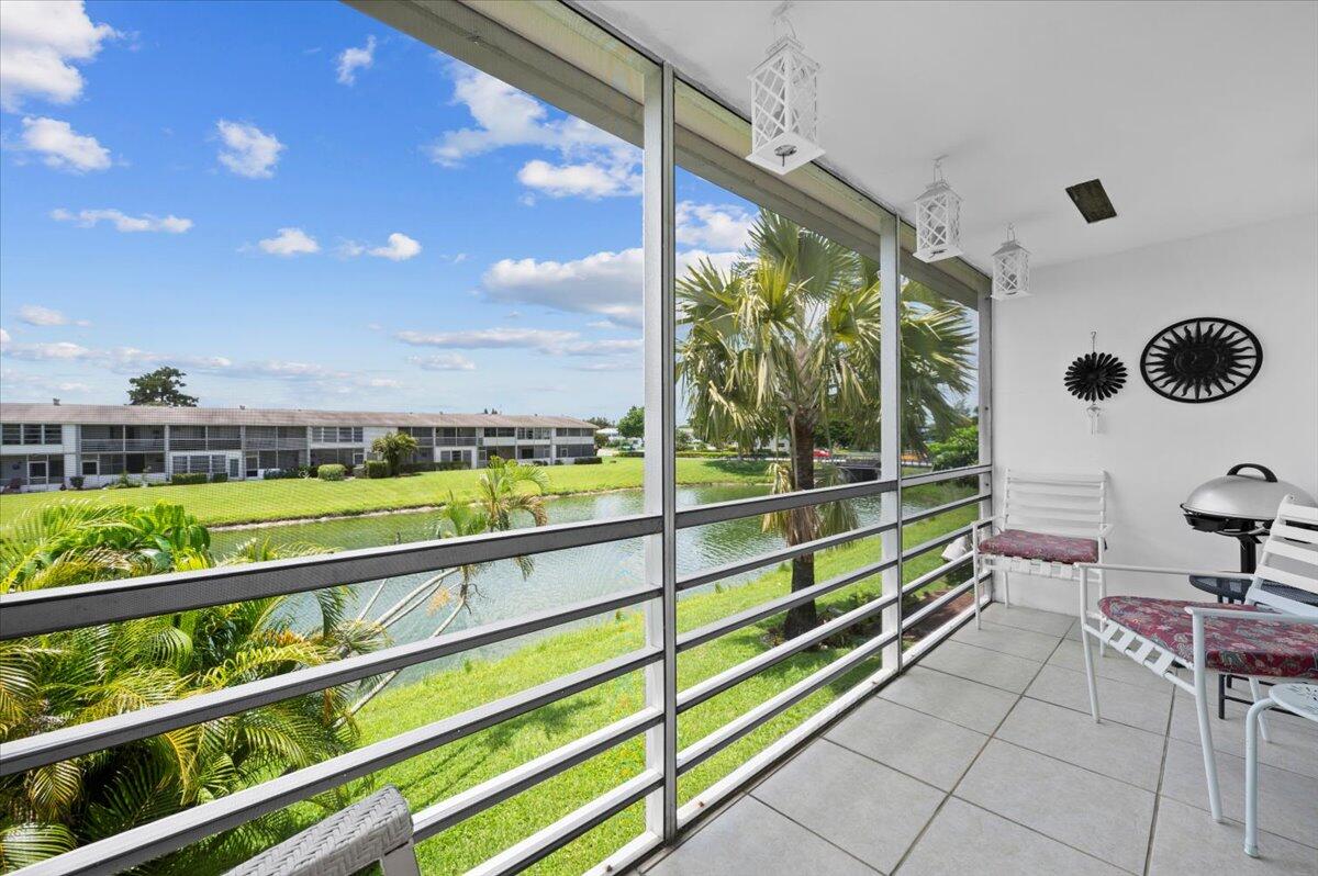 a view of outdoor space with seating area